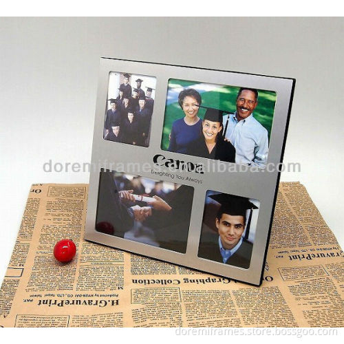 standing multi photo frame for college souvenir